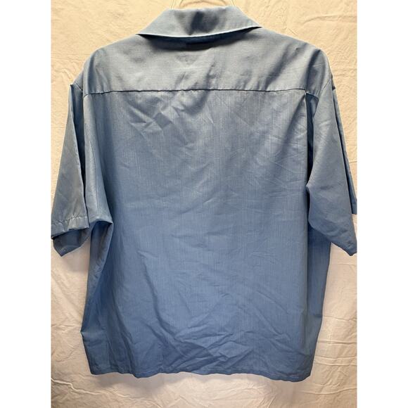 True Vintage Penneys Towncraft Shirt Sz XL Blue Plaid Penn Prest 60s One Pocket - Picture 9 of 10